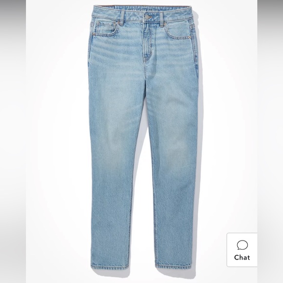 American Eagle Outfitters Denim - American Eagle Outfitters Strigid Light Blue Straight Leg Jeans